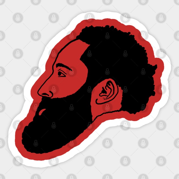 James Harden Sticker by Excela Studio